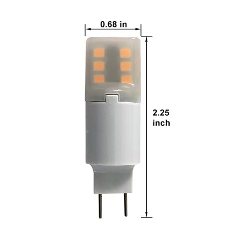 BulbAmerica 3w G8 LED 120v 6500k Daylight Bulb - 30w equivalent