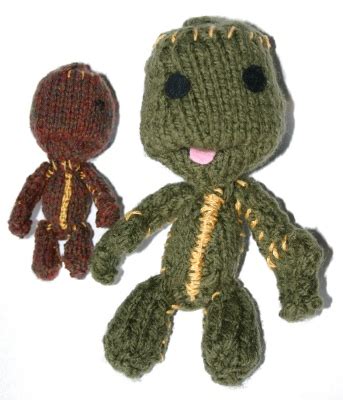 Mini sackboy knitting pattern - Rexx Deane