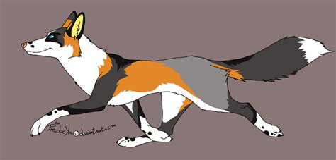 Calico fox adoptable - CLOSED! by StanHoneyThief on DeviantArt