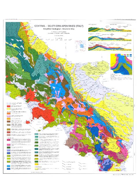 (PDF) Geology of the Southern Apennines. Structural Map | etta patacca - Academia.edu