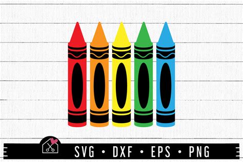 FREE Crayons SVG - Craft House SVG