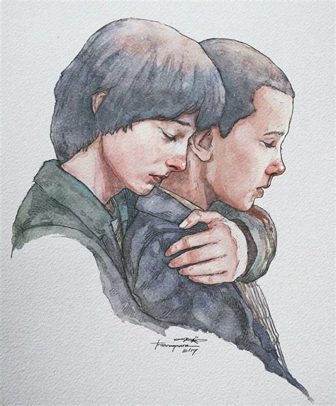 Found this fan art of Mike and Eleven, muh feelz! : r/StrangerThings