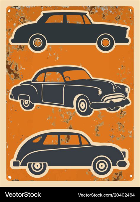 Vintage Car Stickers