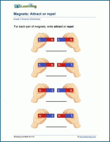 Electricity & Magnetism Worksheets | K5 Learning