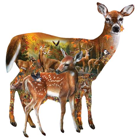 Forest Majesty 1000 Piece Shaped Jigsaw Puzzle | Spilsbury