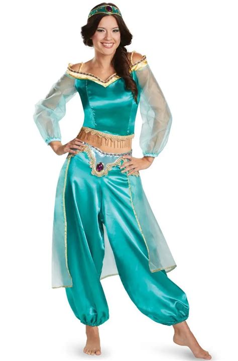 Aliexpress.com : Buy Halloween Aladdin Princess Jasmine Adult Kid Suit Cosplay Dress Costume ...