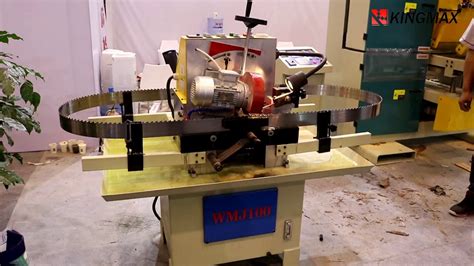 Automatic band saw blade sharpener - YouTube