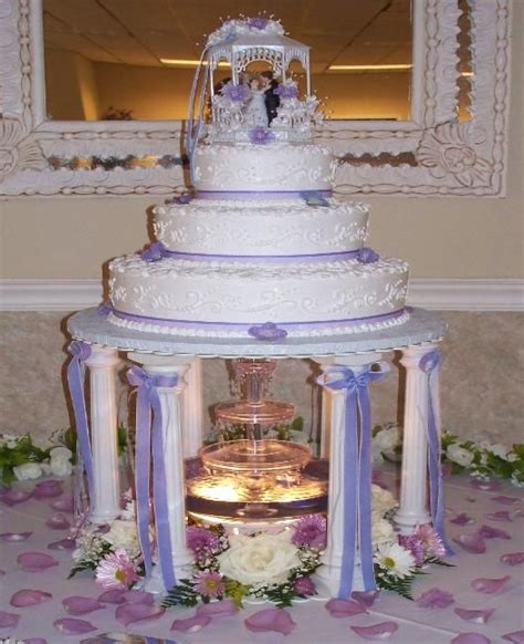 Pin by Cakes For All Occasions on wedding cakes | Fountain wedding cakes, Wedding cake cookies ...