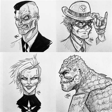 [Artwork] My Inktober of DC Villains continues : r/DCcomics