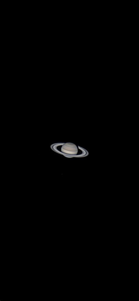 Saturn through 12 inch dobsonian telescope with the drift method ...