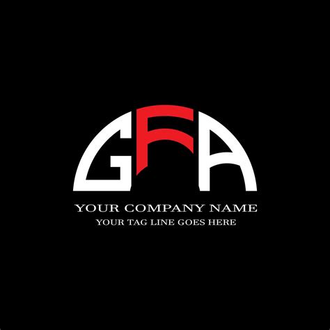 GFA letter logo creative design with vector graphic 7926567 Vector Art at Vecteezy