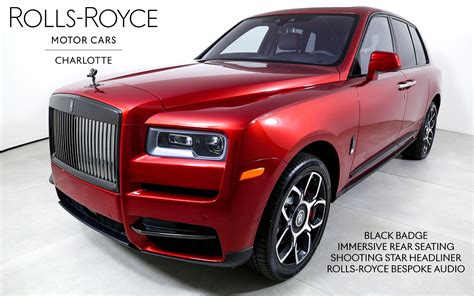 New 2023 Rolls-Royce Black Badge Cullinan For Sale ($419,996) | McLaren Charlotte Stock #219474