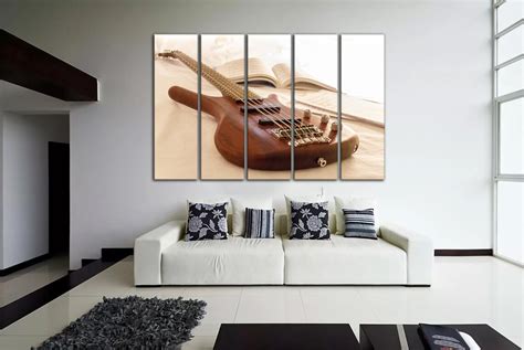 Guitar wall art Guitar canvas print Musical instrument canvas | Etsy