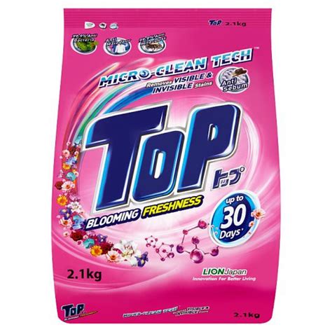 Top Detergent Powder Blooming Freshness 2.1kg | Shopee Malaysia