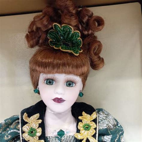 Buy the Vintage Doll in Glass and Wooden Display case | GoodwillFinds
