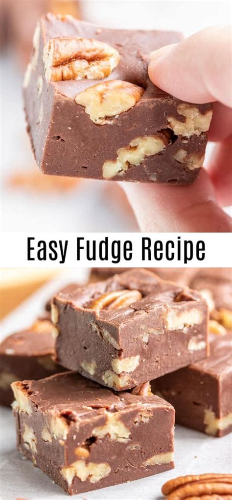 Easy Microwave Fudge | Recipe | Microwave fudge, Fudge easy, Fudge ...