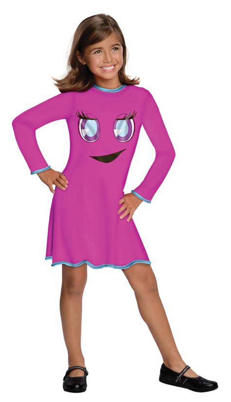 Pac-Man & The Ghostly Adventures Pinky Costume Dress Child - Walmart.com