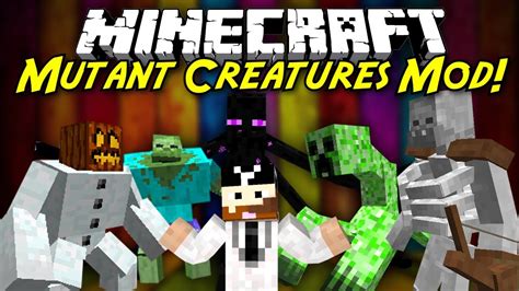 Minecraft Mod Showcase: Mutant Creatures! [1.6.4] NEW SKELETON MUTANT ...