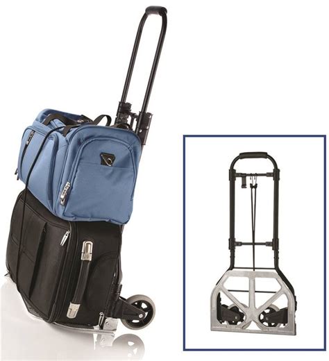 Travel Smart TS33HDCR Heavy Duty Luggage Cart, 150 lb, Metal, Black