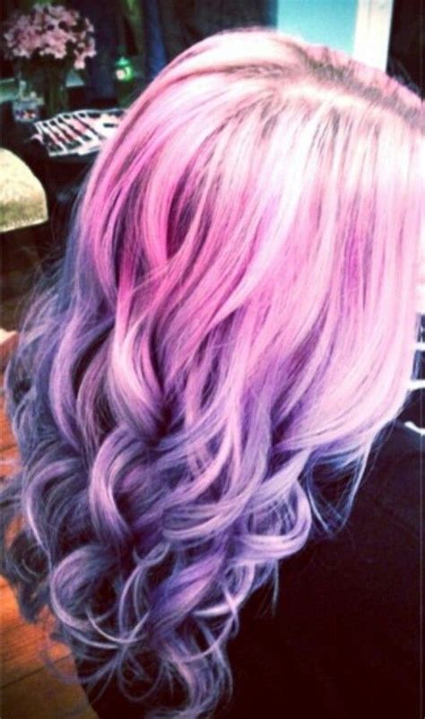 Pink And Purple Pastel Ombre Hair Fantastic Hair Colors Pink ...