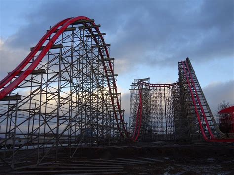 Construction Update: Storm Chaser Roller Coaster at Kentucky Kingdom ...