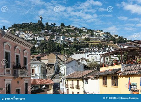 Historical Center of Old Town Quito Stock Photo - Image of cityscape, ecuadorian: 114380486