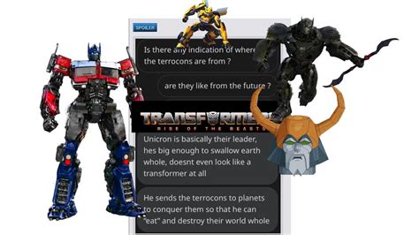 NEW TEST SCREENING INFO LEAKED of Transformers Rise of the Beasts UNICRON,Stratosphere,PLOT ...