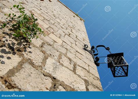 Hvar fortress lantern stock photo. Image of dalmatia, croatia - 8132984