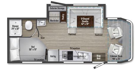 2024 Winnebago View (Class C) Floorplans | McClains RV Superstore