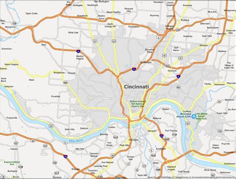 Cincinnati Zip Code Map - GIS Geography