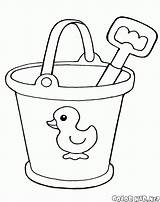 Coloring Page  Toys For The sandbox sketch template