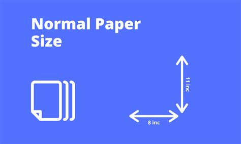 Normal Paper Size