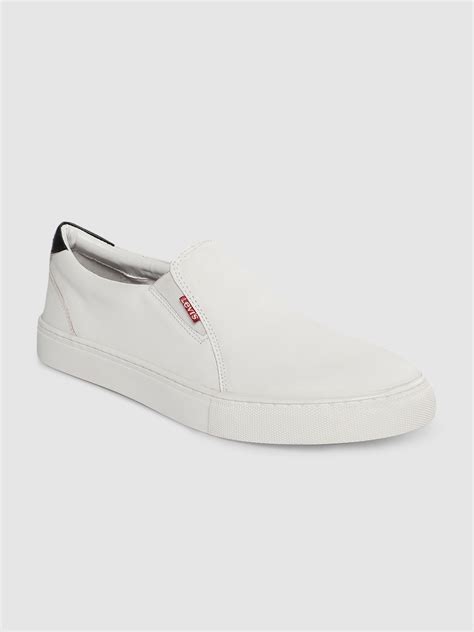 Buy Levis Men White Slip On Sneakers - Casual Shoes for Men 10266907 ...