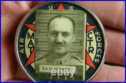 WW2 USAAF US Army Air Force ID Photo Badge I. S. D Officer MAT CTR Original WWII | Us Army Air Force