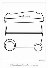 Food Carts Coloring Page  Kidadl sketch template