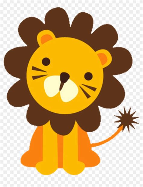 Baby Lion Clipart Baface 71 With Clipart Ba Shower - Safari Animals ...