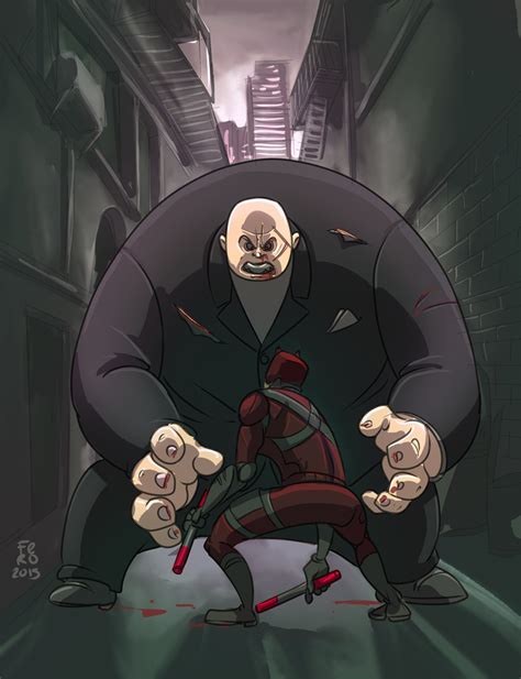 Daredevil vs Kingpin by Fpeniche on DeviantArt