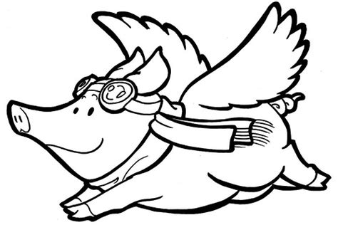 Flying Pig Clip Art - ClipArt Best