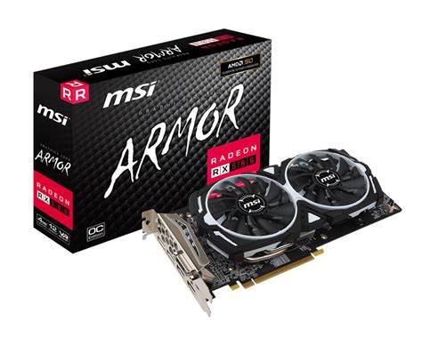 Specification Radeon RX 580 ARMOR 4G OC | MSI Global - The Leading ...