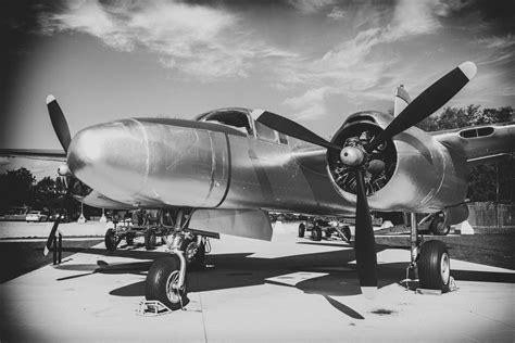Black And White War Plane Free Stock Photo - Public Domain Pictures
