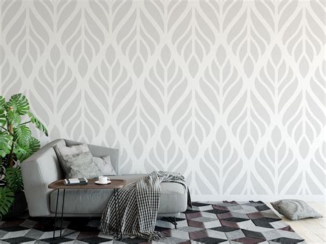 Removable peel and stick wallpaper/ Modern elegant floral wallpaper ...