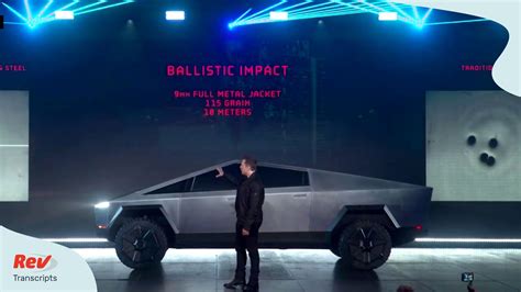 Tesla Cybertruck Event Transcript: Elon Musk Unveils Cybertruck | Rev