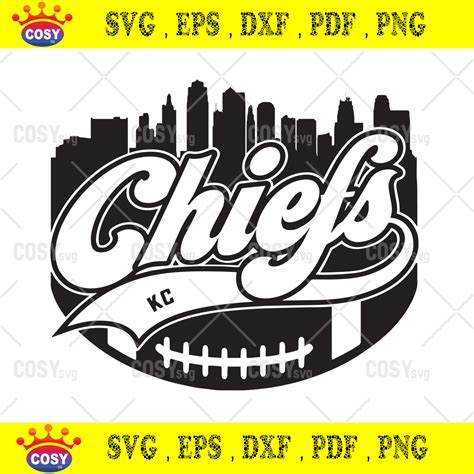 KC Chiefs Svg Sport Svg, Kansas City Chiefs, Chiefs Logo Svg | Kansas ...