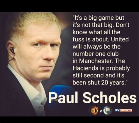 Classic Scholes quote on the derby... : r/reddevils