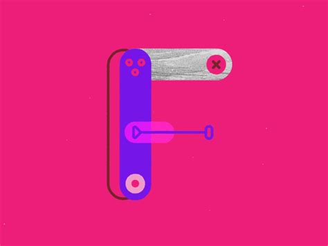 GIF Letter F ♥ 36 days of type project by Dair Biroli 36 Days Of Type, Letter F, Alphabet, Tv ...