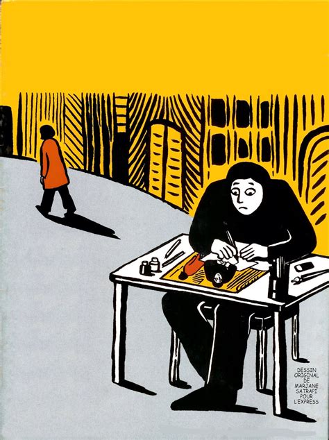 Le Neuvième Art: Dessin pour l'Express Satrapi | Neuvième art, Dessin, Les arts