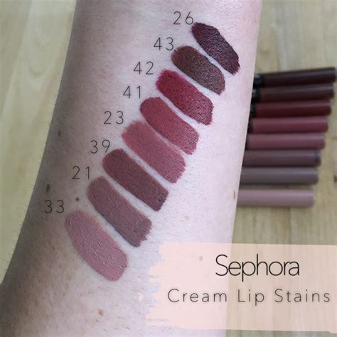 Sephora Collection Cream Lip Stain Swatches & Wear Test – KIMANDMAKEUP