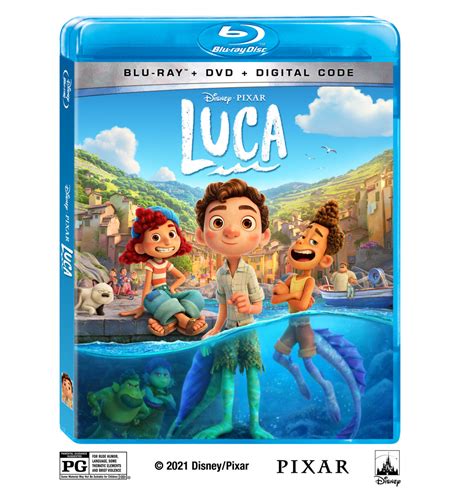 Disney and Pixar’s Luca Splashes on DVD Tuesday, August 3