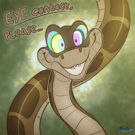 Eye contact, please | Kaa Hypnosis | Know Your Meme