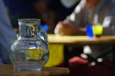 Free Images : water, glass, bar, color, drink, bottle, blue, alcohol, pitcher, liqueur, carafe ...